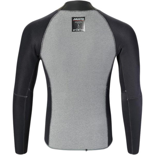2025 Musto Herre Champ Langærmet 2mm Neopren Top 82415 - Dark Grey /Marle